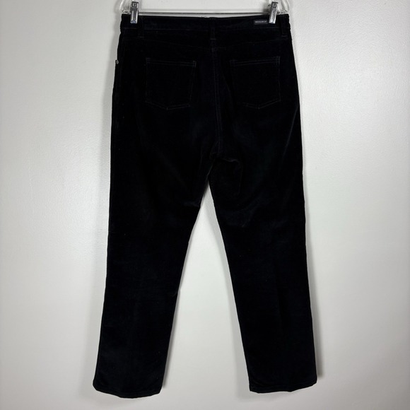 Woolrich Women's 8 Black‎ Corduroy Five Pocket Chino Stretch Straight Leg Pants - Picture 3 of 6